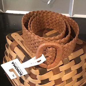 NWT faux leather belt